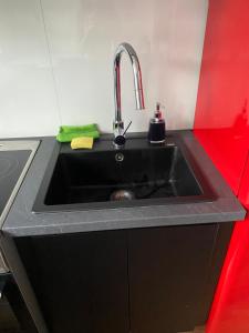 Kuchyň nebo kuchyňský kout v ubytování Apartmán Victoria