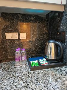 Kuchyň nebo kuchyňský kout v ubytování جناج ملكي 150م داماك luxury + 11 fotografií