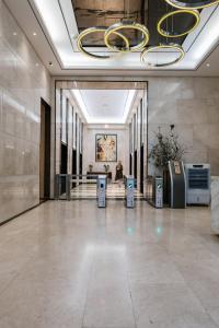 Vstupní hala nebo recepce v ubytování Chengdu Shuxi International Serviced Apartment + 29 fotografií