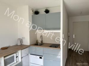 Kuchyň nebo kuchyňský kout v ubytování Mon Appart en Ville + 5 fotografií