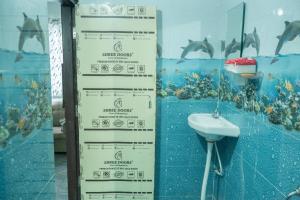 Koupelna v ubytování VJ rooms