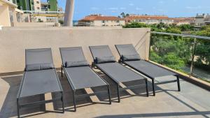 Balkon lub taras w obiekcie Penthouse 2 bedrooms in Mil Palmeras