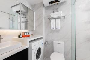 Phòng tắm tại Chengdu Shuxi International Serviced Apartment