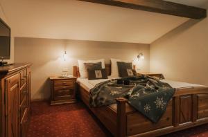Postel nebo postele na pokoji v ubytování Apartments Moarhof