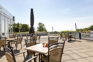 Svalir eða verönd á Rügen-Hotel