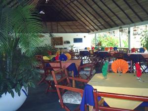 Restaurace v ubytování Amanwana Ecofinca