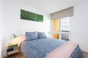 Postel nebo postele na pokoji v ubytování Mirador Plaza del charco