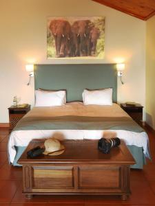 Letto o letti in una camera di Pakamisa Private Game Reserve
