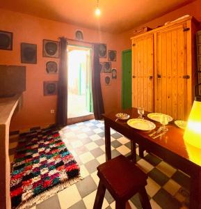 Ruang duduk di Atlas Mountains Retreat