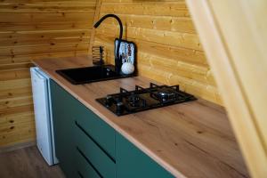 Cucina o angolo cottura di UnderHill Kazbegi