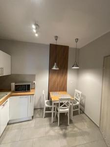 Kuchyňa alebo kuchynka v ubytovaní Apartament Pogodny