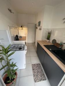 Dapur atau dapur kecil di Maison proche aéroport Abymes