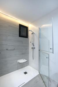 Koupelna v ubytování Hotel Alameda