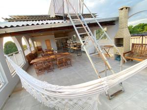 Balkon oz. terasa v nastanitvi Deck Pousada