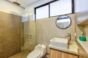 Ένα μπάνιο στο Moonshine Boutique Hostal