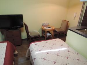 Телевизор и/или развлекательный центр в Nikko Park Lodge Tobu Station