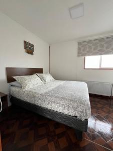 Postel nebo postele na pokoji v ubytování LOFT Glaciar Serrano