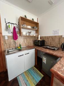 Kuchyň nebo kuchyňský kout v ubytování LOFT Glaciar Serrano