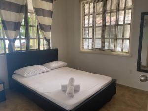 Postel nebo postele na pokoji v ubytování HotelSueños de Acapulco-Eje cafetero-Quindio