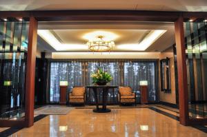 Lobby o reception area sa Jingan Classic Inn