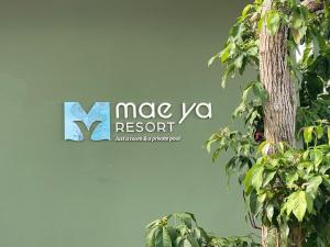 Ein Zertifikat, Auszeichnung, Logo oder anderes Dokument, das in der Unterkunft Mae Ya Resort ausgestellt ist