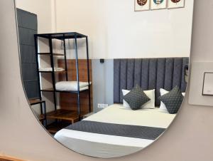 Postel nebo postele na pokoji v ubytování Hotel Insta 18
