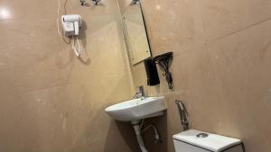 Koupelna v ubytování Hotel Insta 18