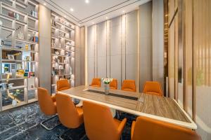 Χώρος καθιστικού στο Poltton Century Hotel Yangjiang Jinshan Road