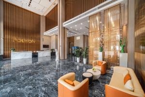 Χώρος καθιστικού στο Poltton Century Hotel Yangjiang Jinshan Road