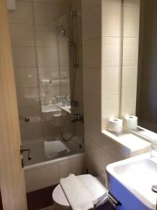 Koupelna v ubytování Apartments Villa Loznica + 37 fotografií