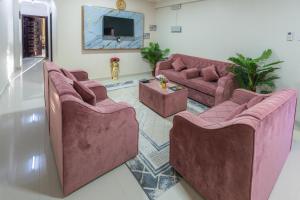 Istumisnurk majutusasutuses Sur Inn Hotel Apartments صور ان للشقق الفندقية