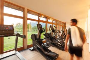 Fitnesscentret og/eller fitnessfaciliteterne på Dolomitengolf Hotel & Spa