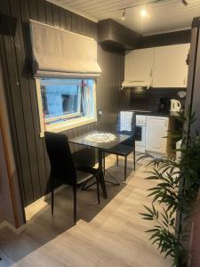 Kuchyň nebo kuchyňský kout v ubytování Very centrally located apartment with free parking