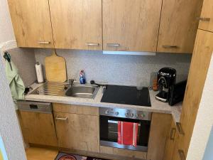 Kuchyň nebo kuchyňský kout v ubytování Ferienwohnung Meschi + 2 fotografie
