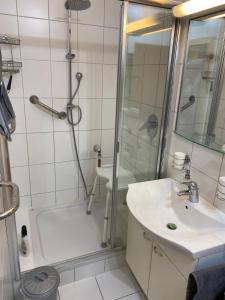Koupelna v ubytování Ferienwohnung Meschi