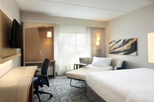 Postel nebo postele na pokoji v ubytování Courtyard by Marriott- Austin Round Rock