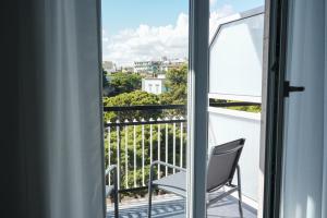 Balkón nebo terasa v ubytování BLUMI Apartment