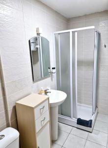 Koupelna v ubytování Apartman IDEA + 13 fotografií