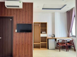 Kuchyň nebo kuchyňský kout v ubytování Thanh Hiền HB Hotel