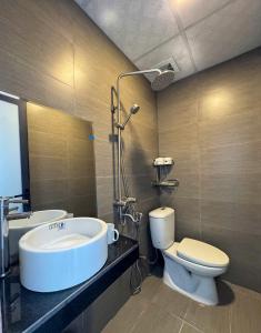 Koupelna v ubytování Thanh Hiền HB Hotel