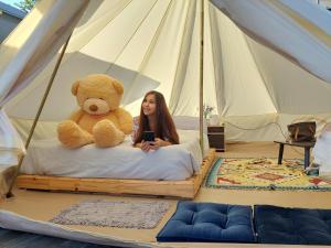 Ένα ή περισσότερα κρεβάτια σε δωμάτιο στο Morning Camp
