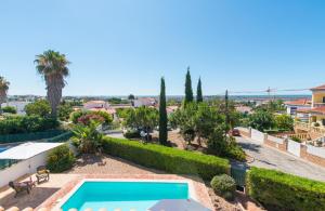 an aerial view of a villa with a swimming pool at Villa Balsa in Tavira