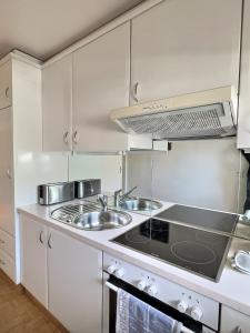Kuhinja oz. manjša kuhinja v nastanitvi Appartement centre vue lac Léman