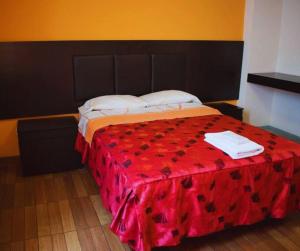 Postel nebo postele na pokoji v ubytování Hostal POSADA LA TABITA
