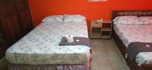 Postel nebo postele na pokoji v ubytování Cuartos independientes con baño privado - Casa La Dolce Vita Las Tablas