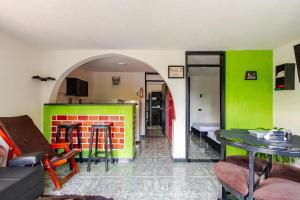 Χώρος καθιστικού στο Casa Quindio