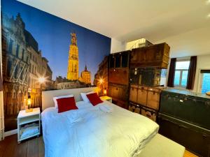 Postel nebo postele na pokoji v ubytování B&B BedStarLine