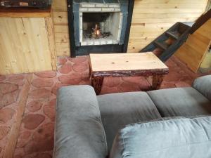 Posezení v ubytování Cabaña sesquile del arbol