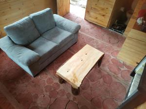 Posezení v ubytování Cabaña sesquile del arbol