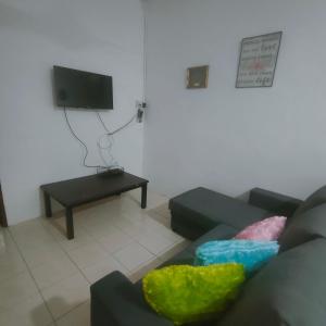 TV a/nebo společenská místnost v ubytování Taman Tinah Homestay